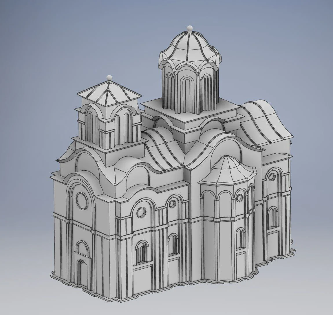 3D modeli manastira